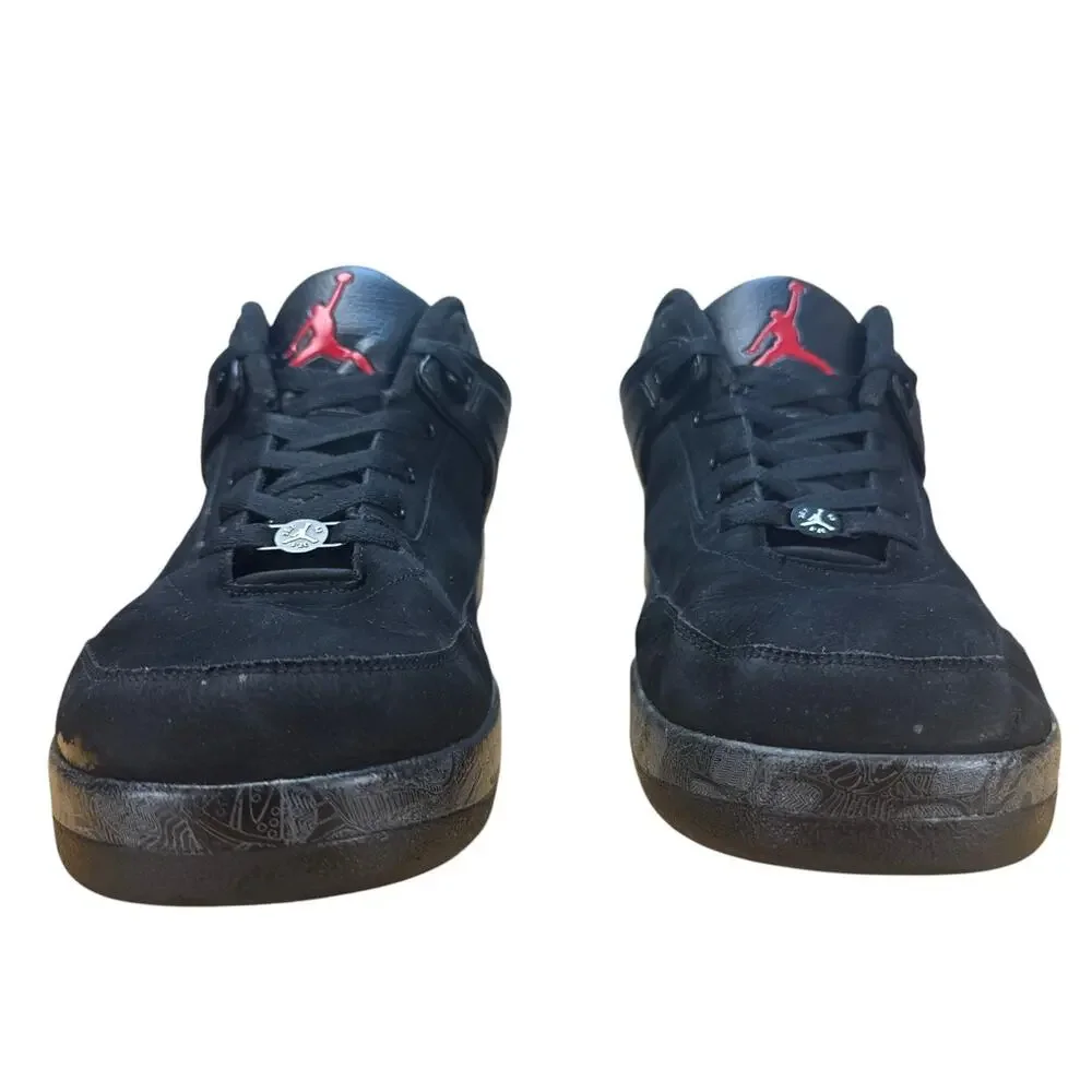 Nike Air Jordan Nu Retro 1 Low Black Red Laser Men Size 13 317770-002